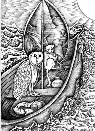 The Owl and the Pussycat by Meri C Fox-Szauter