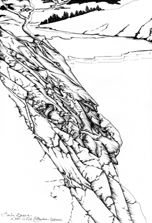 Sand Beach by Meri C Fox-Szauter