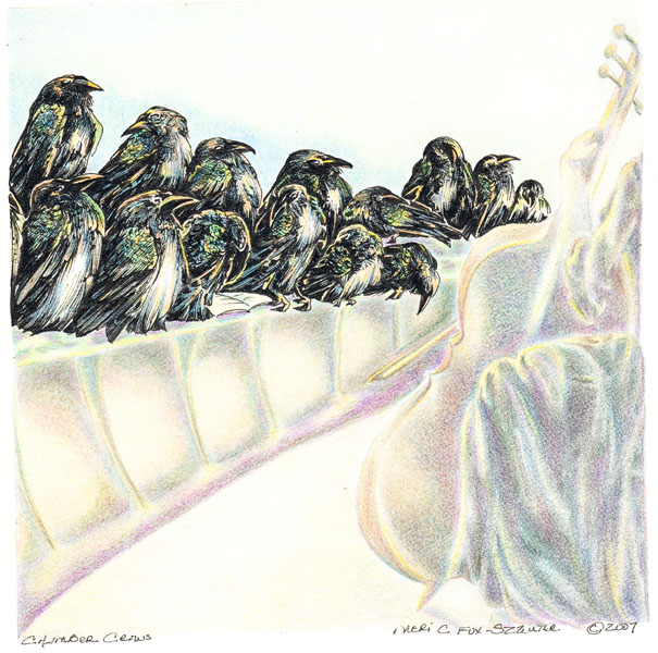 Chamber Crows by Meri C Fox-Szauter