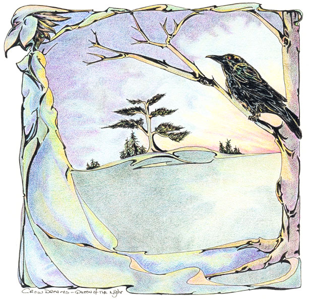 Crow Dreams - Queen of the Night by Meri C Fox-Szauter