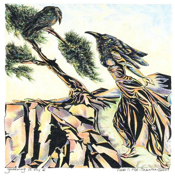 Yearning to Fly II by Meri C Fox-Szauter